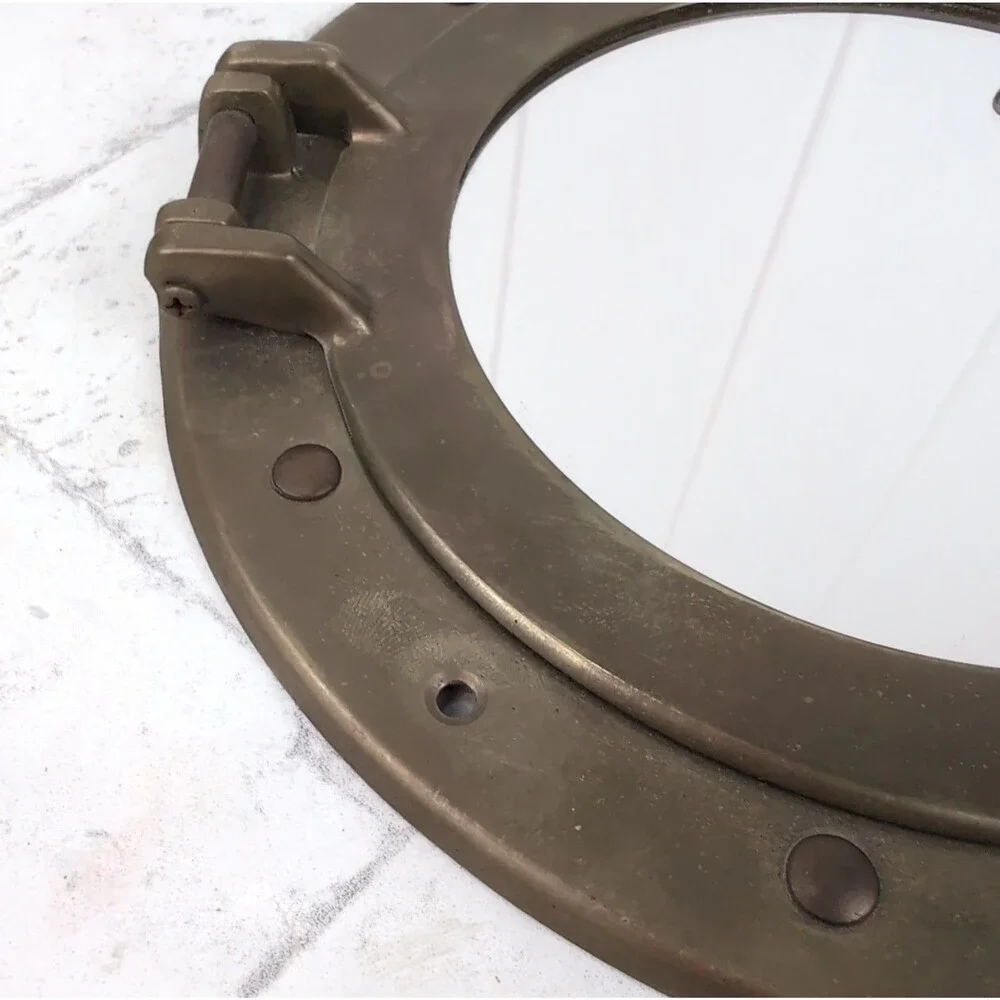 Mirror vintage brass